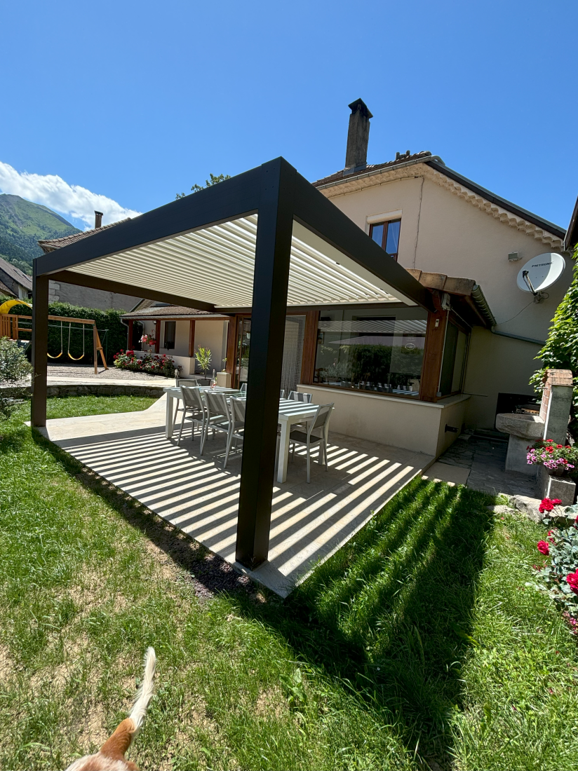 Pergola bioclimatique sur mesure
