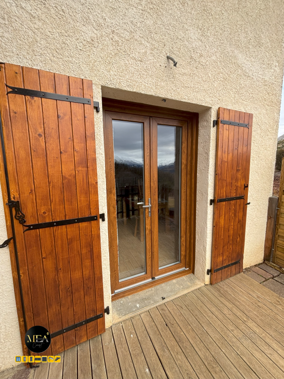 Porte-fenêtre PVC Schuco